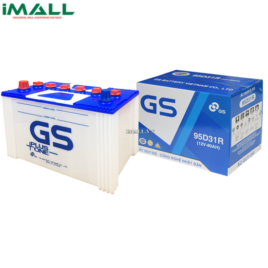 Bình ắc quy GS 95D31R (12V-80AH)