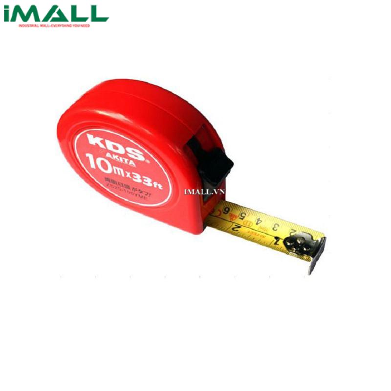 Thước cuộn thép hệ inch 2 mặt KDS ZS-25100YME (10m)