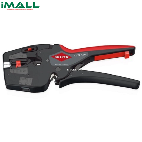 Kìm Tách Cáp Điện NexStrip Có Chức Năng Bấm Cos Pin Rỗng Knipex 12 72 190