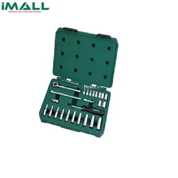 Bộ đầu tuýp 25 chi tiết (hệ inch) SATA 09098 (1/4")