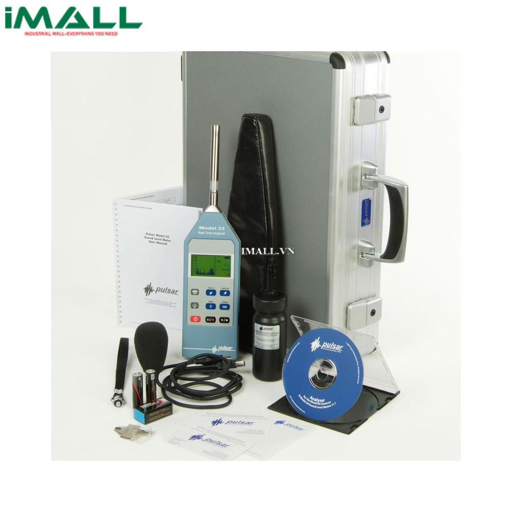 Bộ Kit đo độ ồn Realtime Pulsar 33-2K (Class 2, 22-137dB(A), Octave Band, dataloger, kèm bộ hiệu chuẩn)