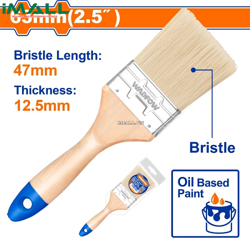 Cọ sơn dầu 2.5"(63mm) Wadfow WPB2925