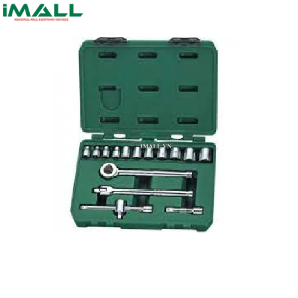 Bộ đầu tuýp 16 chi tiết (hệ inch) SATA 09085 (3/8")