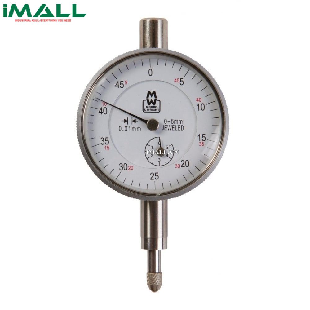 Đồng hồ so Moore & Wright MW400-06 (0-10mm/0.01mm, lưng gài)