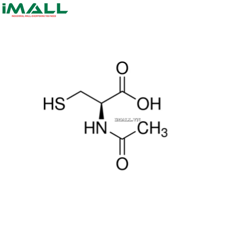 Hóa chất N-Acetyl-L-cysteine cho hóa sinh (C₅H₉NO₃S, Chai nhựa 25 g) Merck 1124220025