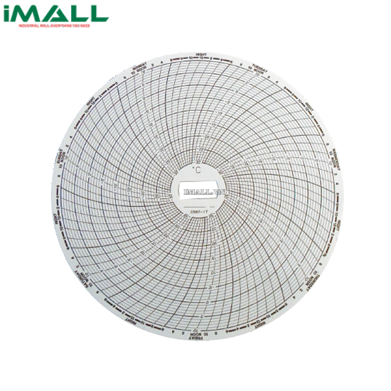 Giấy ghi nhiệt (7 ngày) Supco CR87-8 (-20°F to 50°F, dùng cho CR87B và CR87J series)