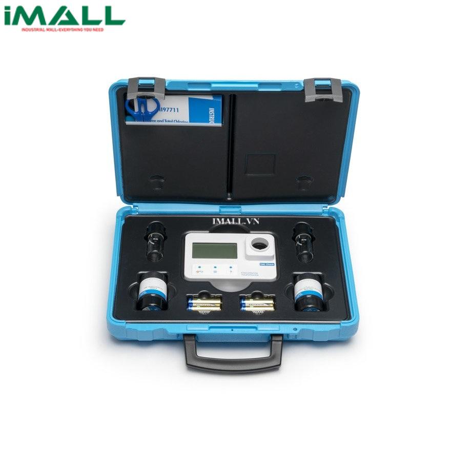 Bộ Máy Quang Đo pH, Clo Dư Và Clo Tổng Có Dung Dịch Chuẩn HANNA HI97710C