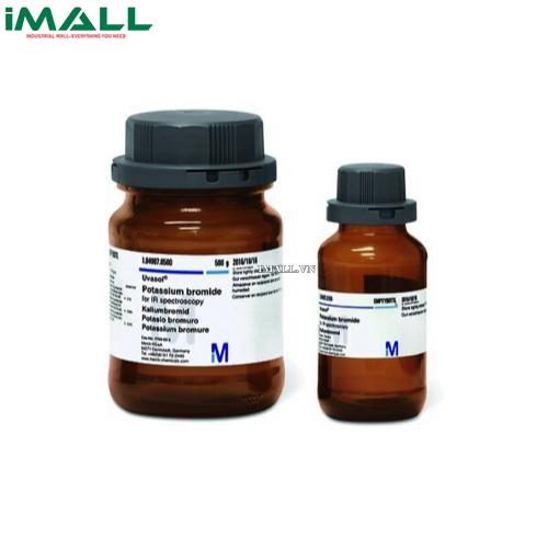 Hóa chất Potassium bromide (BrK, chai thủy tinh 100g) Merck 1049070100