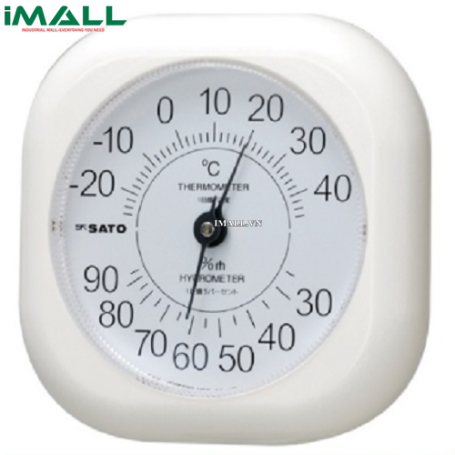 Nhiệt ẩm kế dạng cơ skSATO Sophia (1014-00) (-26~46°C, 25~95% RH)