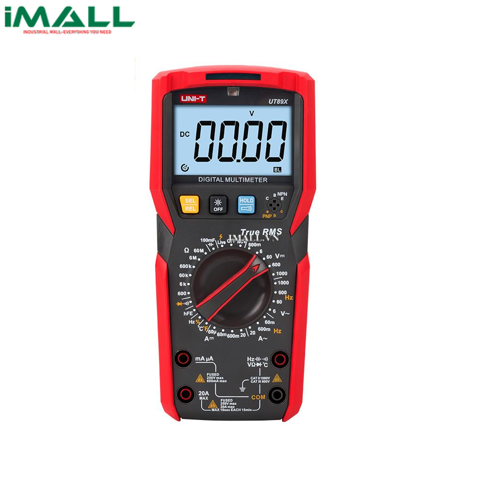 UNI-T UT89X Digital Multimeter (1000V,20A,True RMS, ±0.5%)