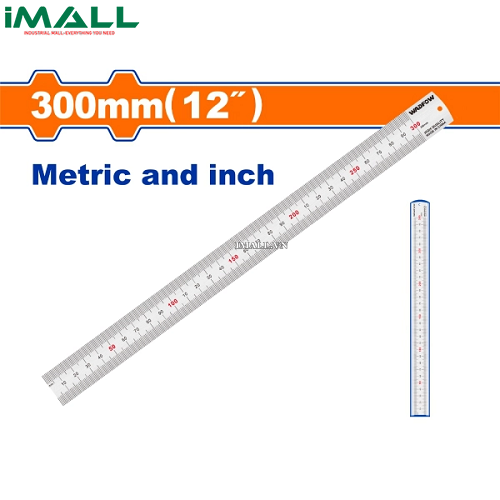 Thước lá thép 300mm(12") Wadfow WRU1330