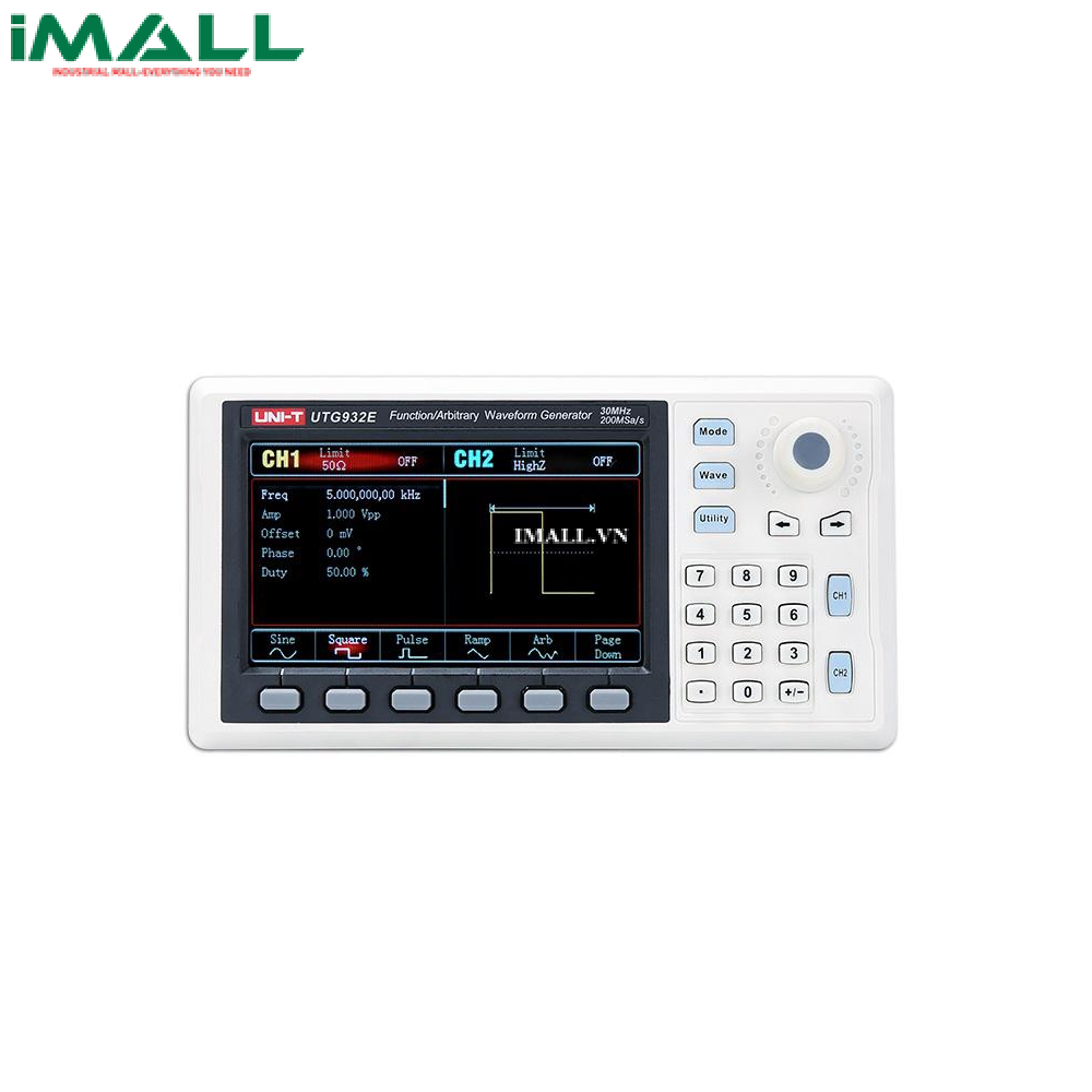 Máy phát xung UNI-T UTG932E (30MHz, 2 kênh, 200MS/s)