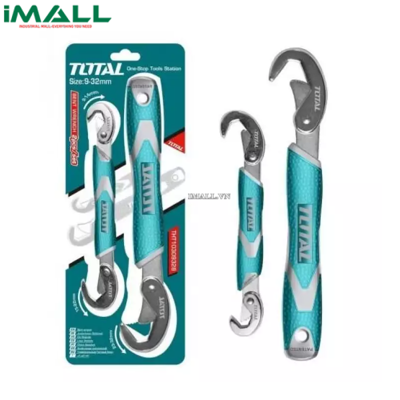 Bộ mỏ lết đa năng 2 chi tiết Total THT10309328