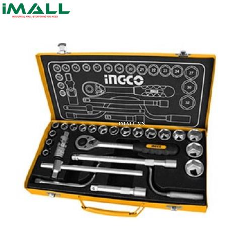 Bộ tuýp (1/2") 24 chi tiết INGCO HKTS0243 (10~32mm)