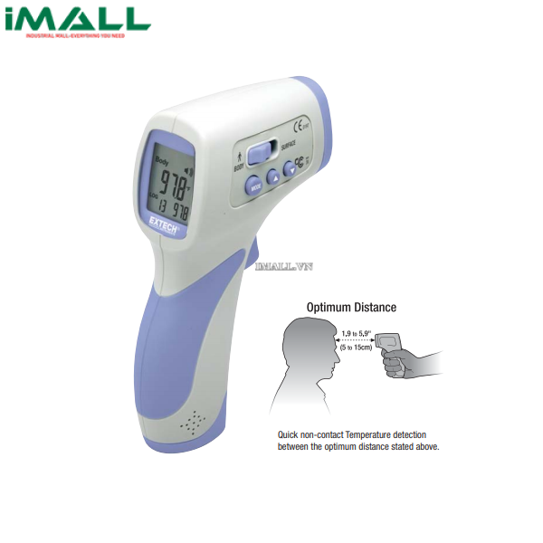 Máy đo nhiệt độ cơ thể người bằng tia lasez EXTECH IR200