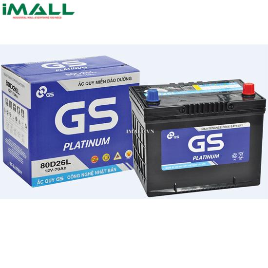 Bình ắc quy GS MF 80D26L (12V, 70AH)
