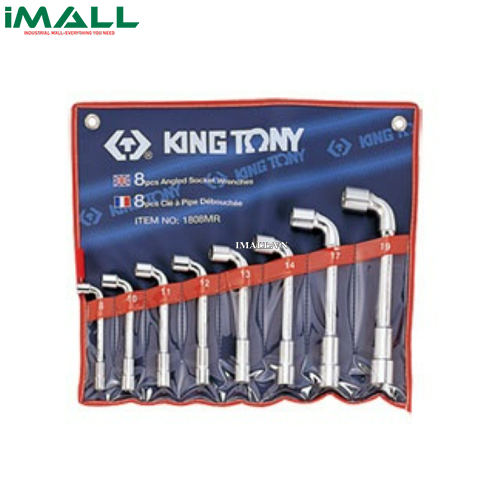 Bộ ống tuýp 8 cái hệ mét Kingtony 1808MR (8-19mm)
