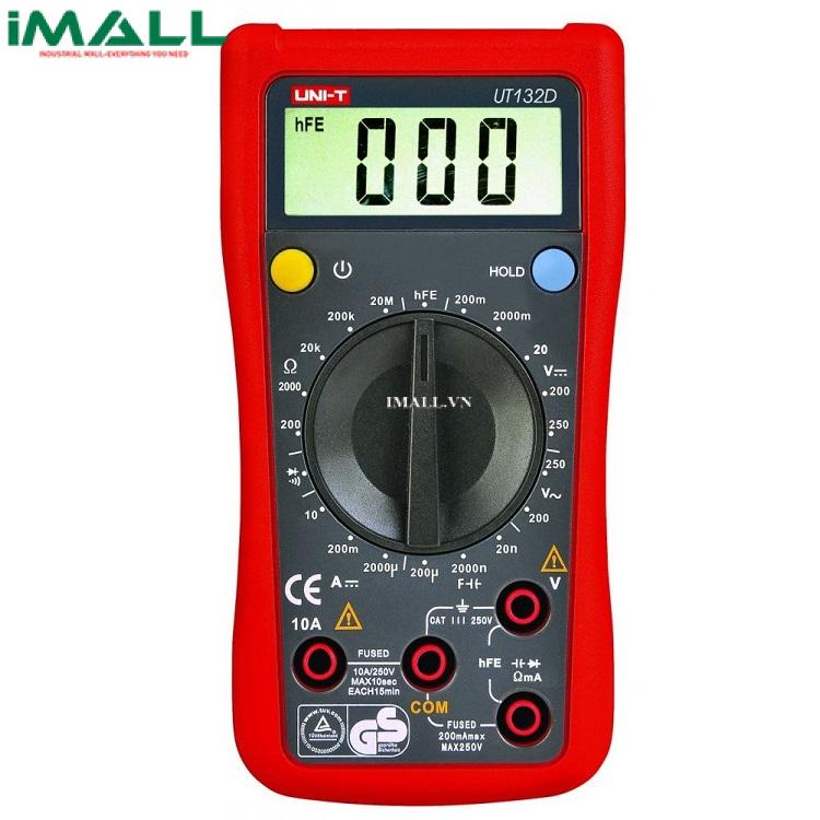 Đồng hồ vạn năng kỹ thuật số cầm tay UNI-T UT132D (DC 10A, 200μF)