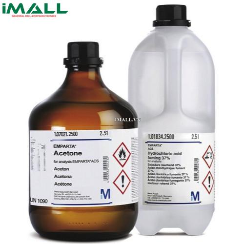 Hóa chất Dichloromethane (CH₂Cl₂, chai thủy tinh 2.5l) Merck 1070202500