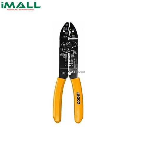 Kìm tuốt dây điện đa năng (8.5") INGCO HWSP851