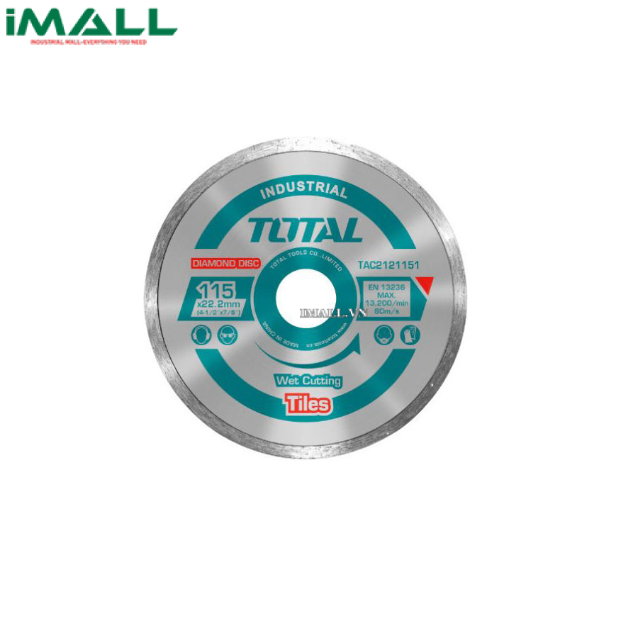 Đĩa cắt gạch ướt T (115x22mm)otal TAC2121153