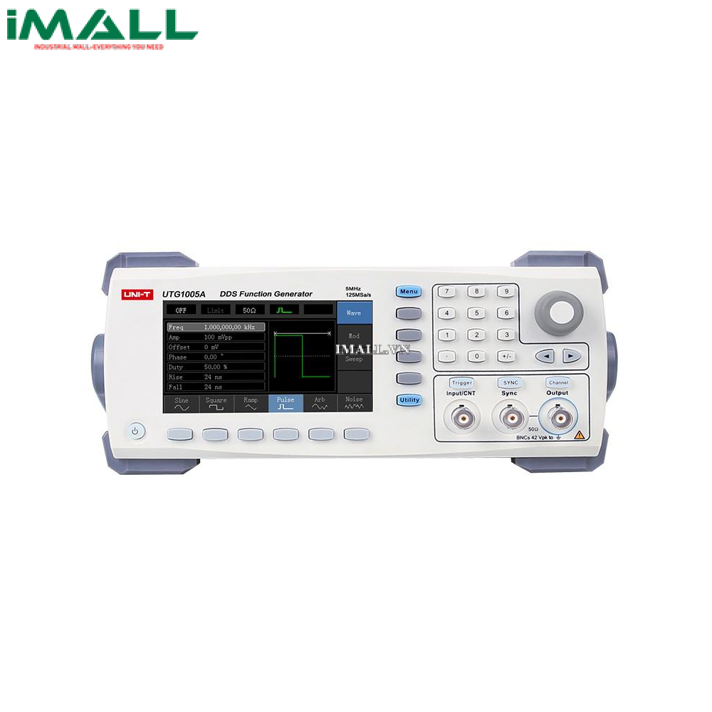 Máy phát xung tùy ý UNI-T UTG1005A (5MHz, 1 kênh, 125MS/s)