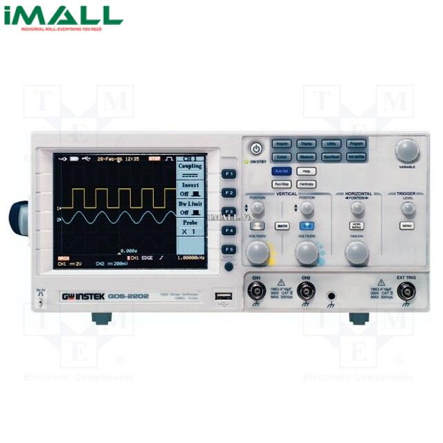 Máy hiện sóng số GW INSTEK GDS-2202 (200Mhz, 2CH,1Gsa/s)
