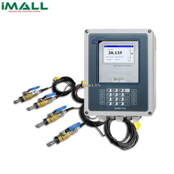 Máy đo lưu lượng bằng sóng siêu âm đa chiều Pflow D348D (D348D plus-1-1-2-W110-030, 100mm ~ 5000mm, 0.5%, 4-20mA, IP65, 2 kênh)