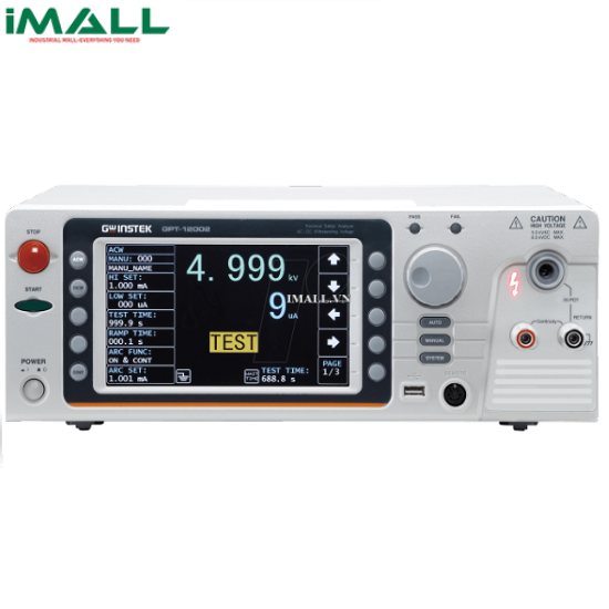 Máy kiểm tra an toàn điện GW INSTEK GPT-12003 (5KV AC, 6KV DC)