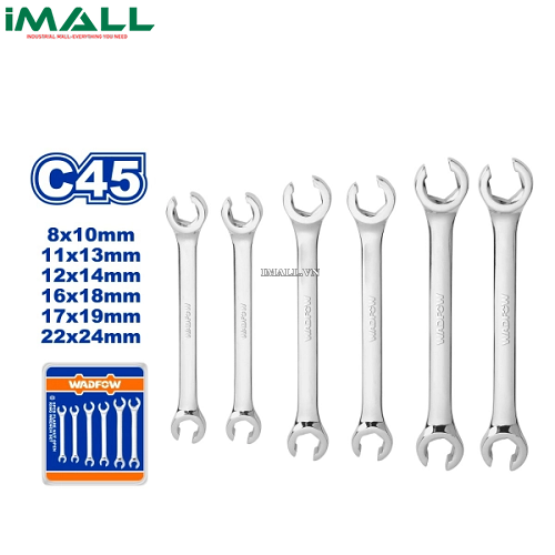 Bộ 6 cờ lê vòng miệng Wadfow WDS2406