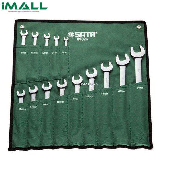 Bộ cờ lê vòng miệng 14 chi tiết (8~24mm) SATA 09026