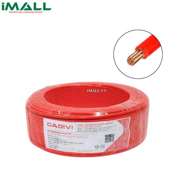 Dây cáp điện 1 lõi Cadivi CV-1.5 mm2 (Đỏ) – 0.6/1KV