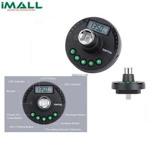 Đồng hồ đo góc và lực xiết (6.8~135 Nm, 1/2") TOPTUL DTA-135A4