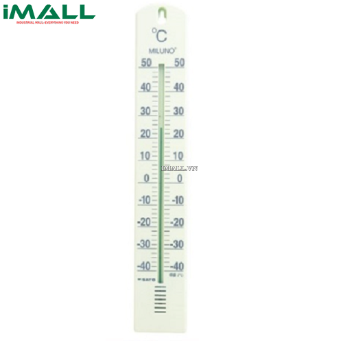 Nhiệt kế thủy ngân skSATO Miluno (1517-30) (-40~50°C) (màu xanh lá)
