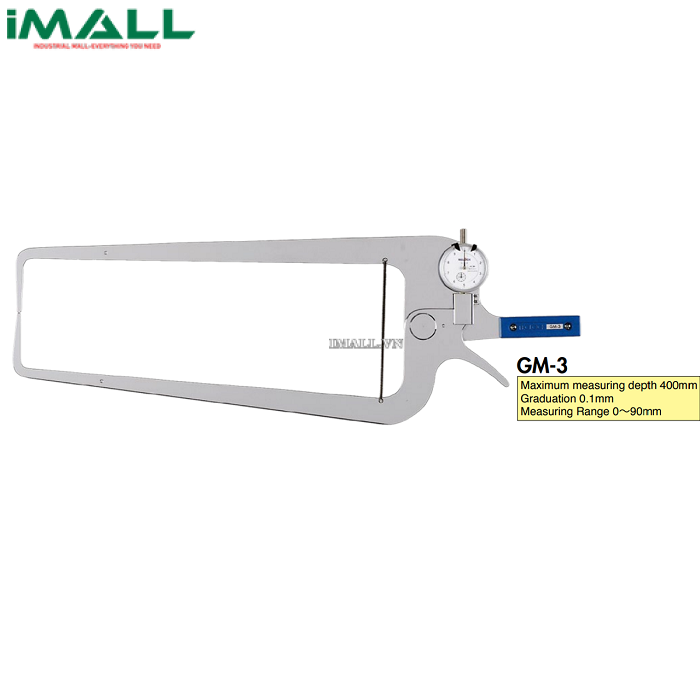 Compa đồng hồ đo ngoài TECLOCK GM-3 (0～90mm/0.1mm)