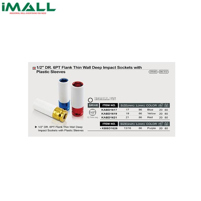 Tuýp đen dài bọc nhựa TOPTUL KABD1617 (17x 86mm,1/2 inch)
