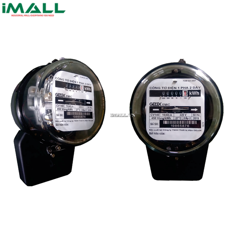 Công tơ điện 1 pha cơ khí EMIC CV 3(9)A