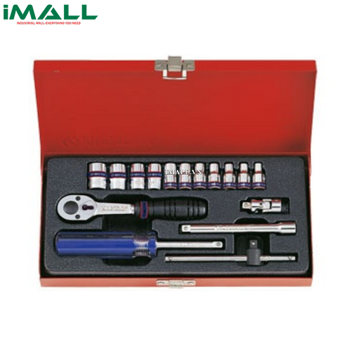 Bộ tuýp 16 chi tiết hệ mét Kingtony 2516MR (1/4")