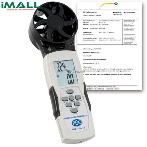 Thiết bị gió, nhiệt độ, độ ẩm PCE THA 10-ICA (0.4 ... 35 m/s)