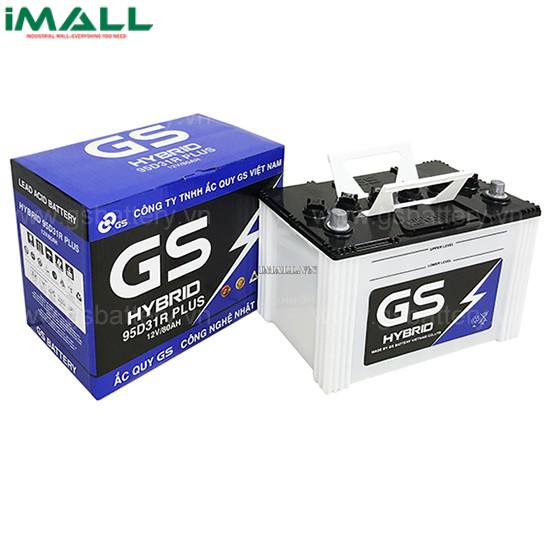 Bình ắc quy GS HYBRID 95D31R PLUS (12V-80AH)