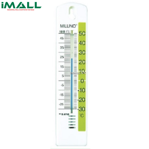 Nhiệt kế thủy ngân skSATO Miluno (1513-20) (-30~50°C) (Màu xanh lá)