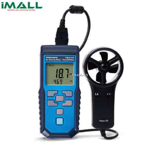 Thiết bị đo nhiệt độ, lưu lượng, tốc độ gió TENMARS TM-412A (0.4~30m/s)