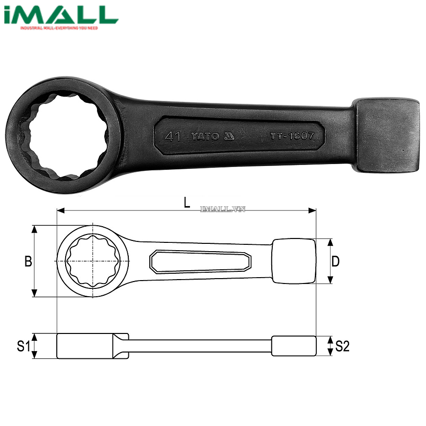 Cờ lê vòng đóng Yato YT-1601 (24mm)