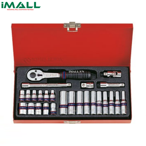 Bộ tuýp 26 chi tiết hệ mét Kingtony 2526MR (1/4")