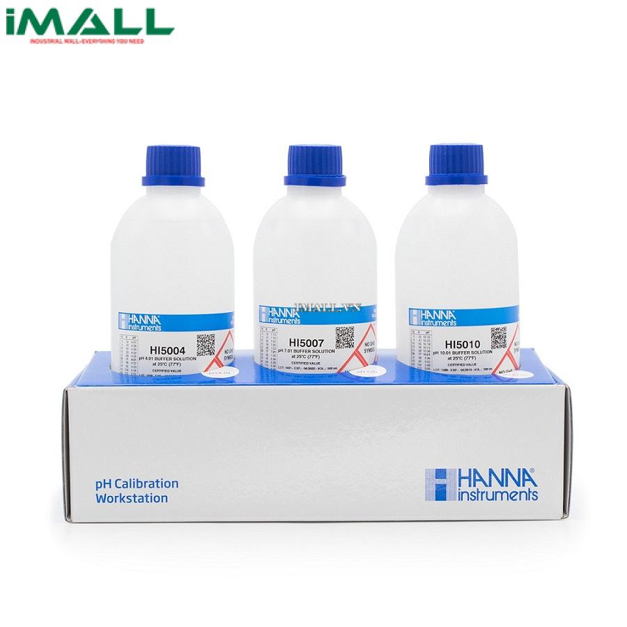 Dung Dịch Chuẩn pH 4.01,7.01,10.01 HANNA HI54710 (3x500mL)