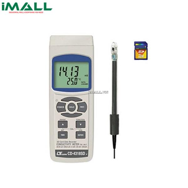 Thiết bị đo độ dẫn điện EC/TDS/Salt Lutron CD-4318SD (20 uS/200 uS/2 mS/20 mS/200 mS)