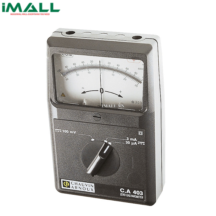 Điện kế đối xứng Chauvin Arnoux C.A 403 (P01170303, 100 mVDC, 30μADC, 3mAAC )