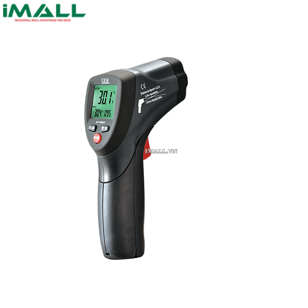 Máy đo nhiệt độ bằng hồng ngoại CEM DT-8862MAX+ (-50℃~650ºC, 12:1)