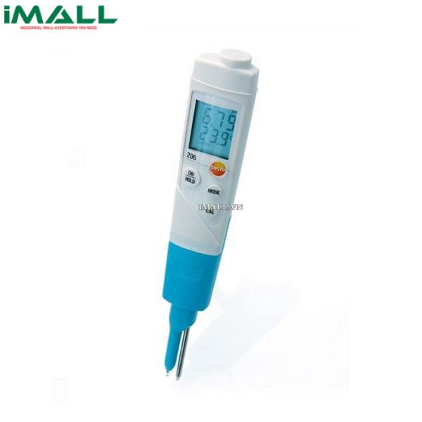 Máy đo PH, nhiệt độ TESTO 206 pH1 (0563 2065) (0 ~ 60 °C; 0~60 pH; Starter kit)