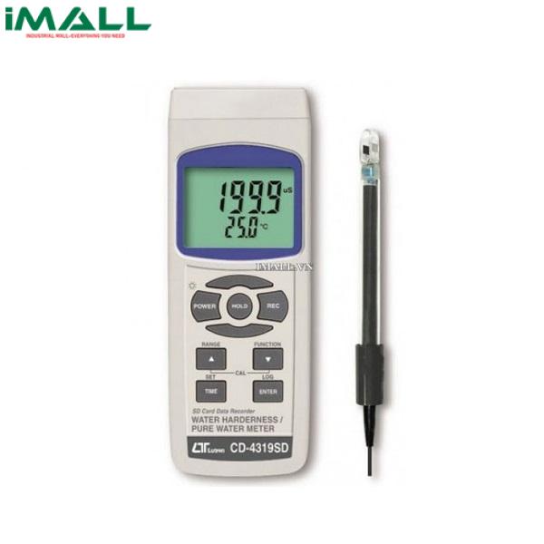 Thiết bị đo EC/TDS/Salt/Hardness/Resistivity Lutron CD-4319SD (Ghi dữ liệu)